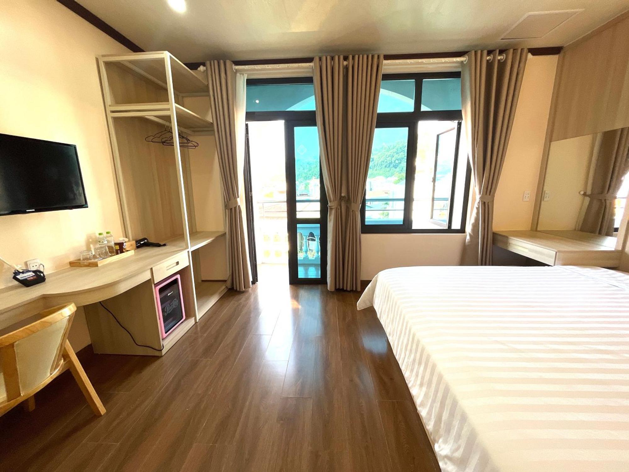 Vuon Cam Hotel Cao Bang Exterior foto