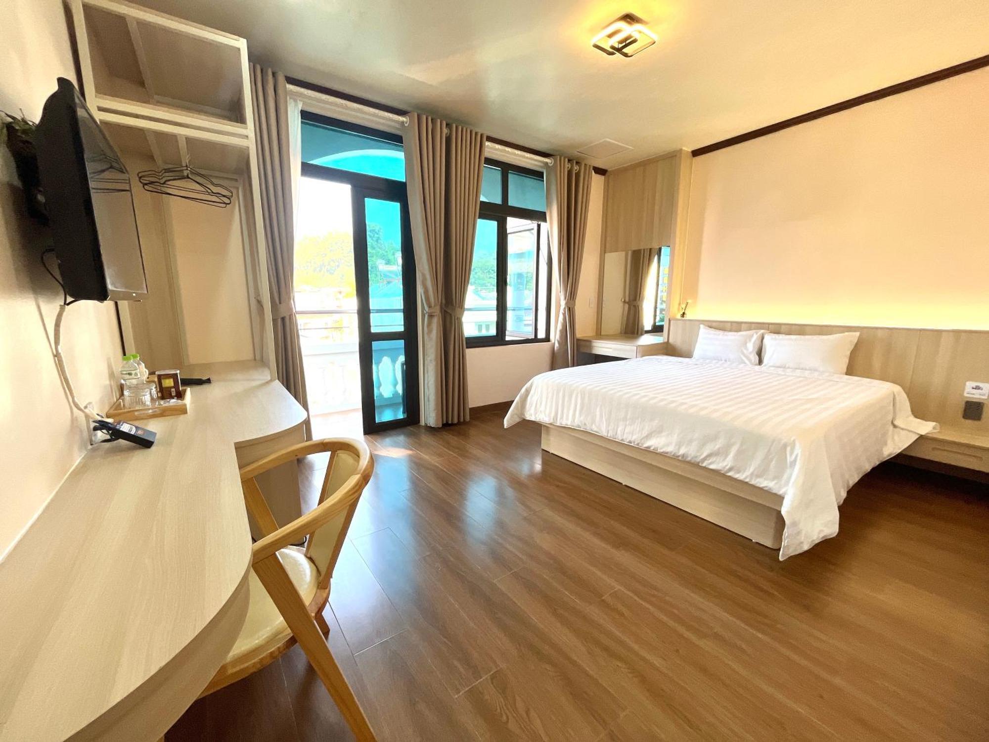 Vuon Cam Hotel Cao Bang Exterior foto